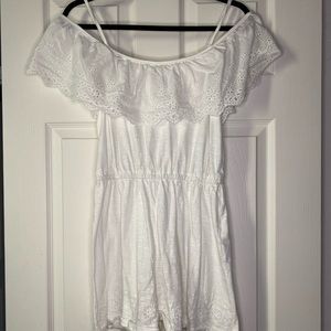 TOPSHOP off the shoulder romper